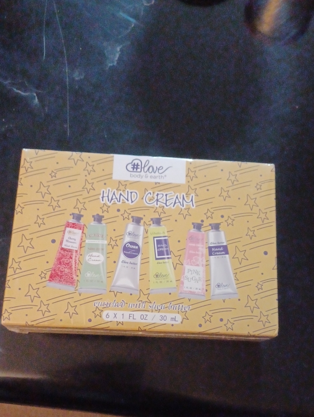 4/$60 New #love Body & Earth Scented Hand Creams - Set Of 6 Travel Size